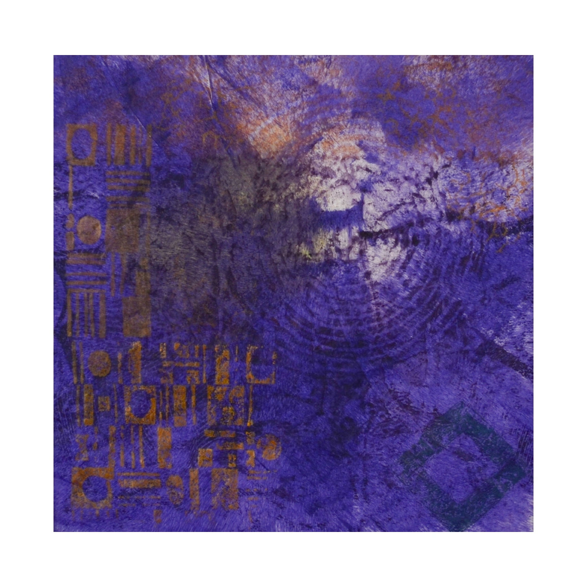 Labyrinth, 12 x 12, acrylic on paper